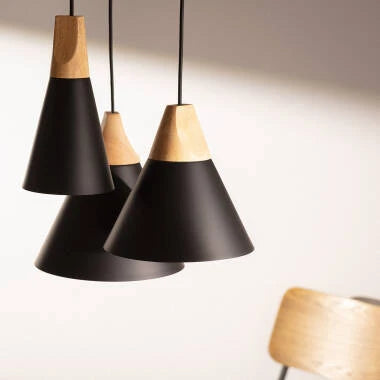 ISKAVO hanglamp in zwart