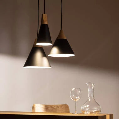 ISKAVO hanglamp in zwart