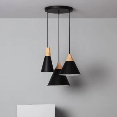 ISKAVO hanglamp in zwart