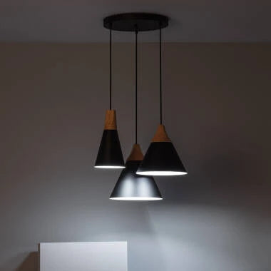 ISKAVO hanglamp in zwart