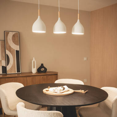 DUSKAVO hanglamp in wit, afbeelding 2