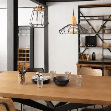 TULVARO hanglamp in zwart, afbeelding 4