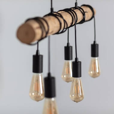 OLVARO hanglamp in zwart
