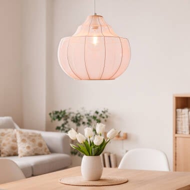 GIRNAVO hanglamp, pastel roze