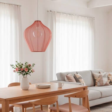HULCANO hanglamp, poederroze