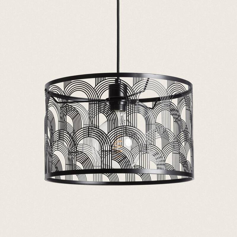 Hanglamp Pelzano in zwart
