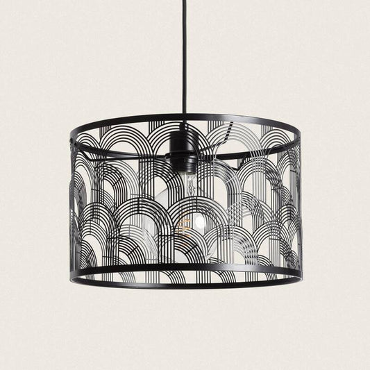 Hanglamp Pelzano in zwart