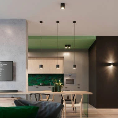 MILDARO hanglamp in zwart