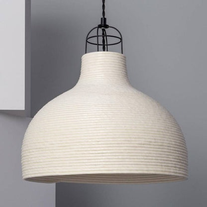 HURTANO hanglamp van gevlochten papier in ivoor