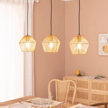HARNIVO hanglamp in natuurlijk, afbeelding 2