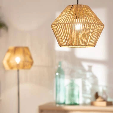 DOMNARO hanglamp met brandende lichtbron
