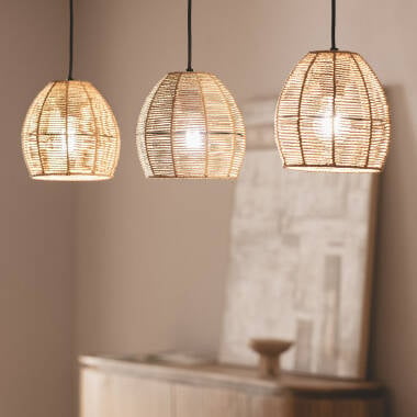 ROVARO hanglamp in natuurlijk, afbeelding 2