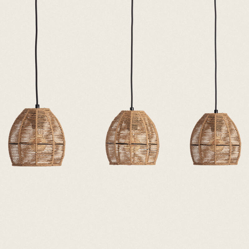 ROVARO hanglamp in natuurlijk