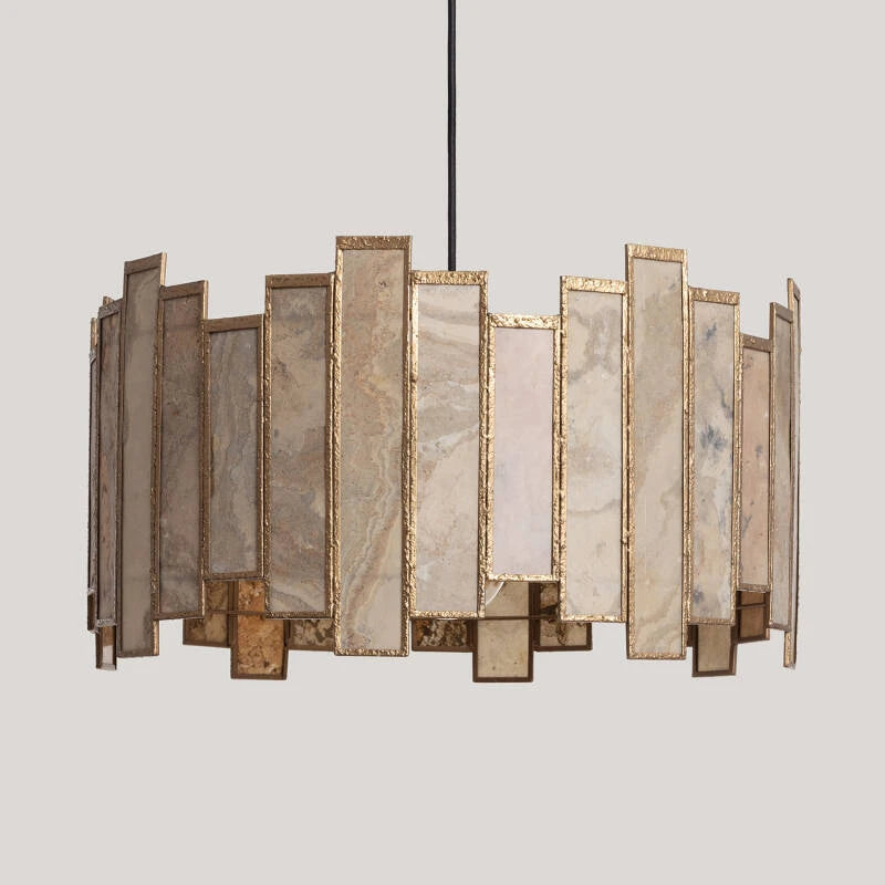 Hanglamp Larnavo in bruin