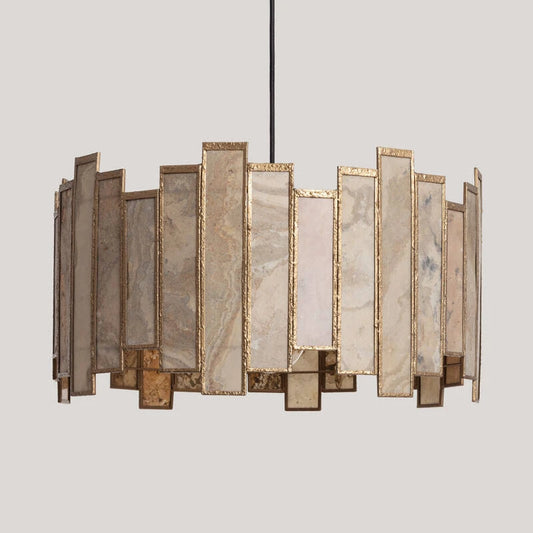 Hanglamp Larnavo in bruin