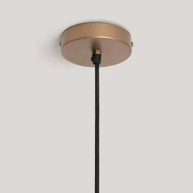 Hanglamp Larnavo in bruin, detail 4