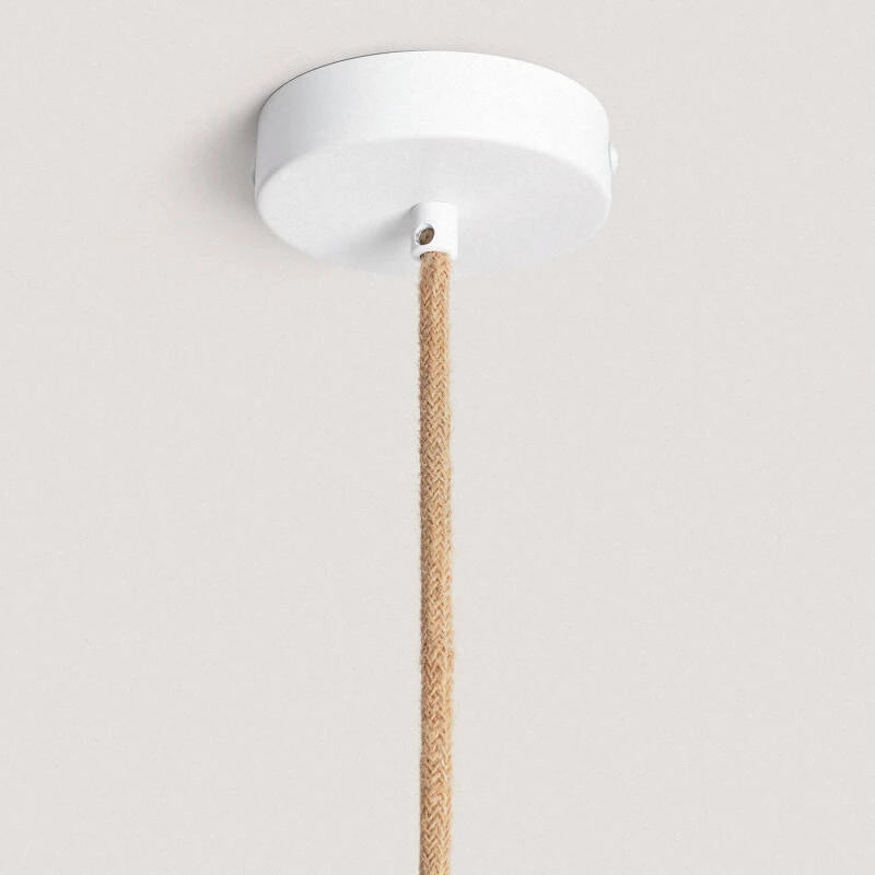 YARCANO hanglamp, natuurlijk textiel