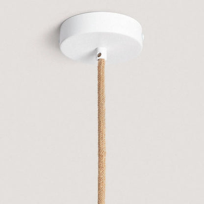 YARCANO hanglamp, natuurlijk textiel