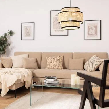 ESTRIVO hanglamp in natuurlijk, afbeelding 2