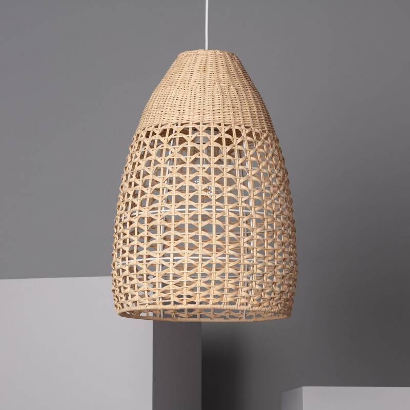 SORVANO hanglamp van rotan in natuurlijk