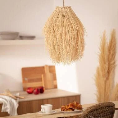KURBANO hanglamp in natuurlijk