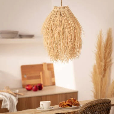 KURBANO hanglamp in natuurlijk