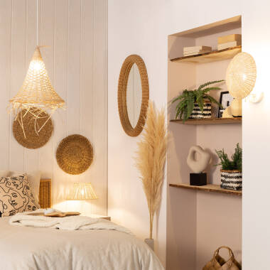 PANDARO hanglamp in natuurlijk, afbeelding 3