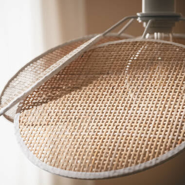 LUNDAVO hanglamp in gevlochten wit, afbeelding 4