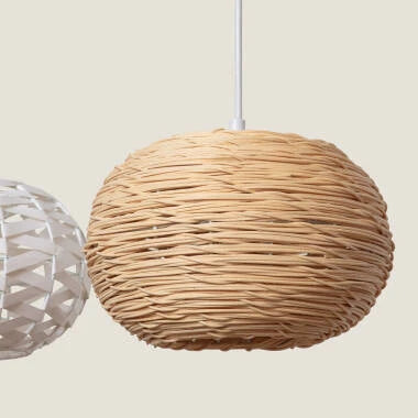 TALDIVO hanglamp van rotan en hout, afbeelding 4