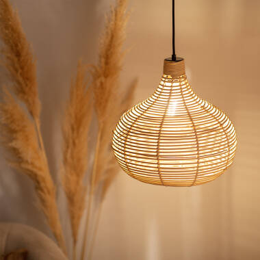 SIMBAVO hanglamp van rotan, afbeelding 4