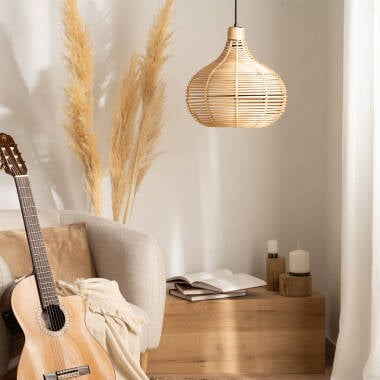 SIMBAVO hanglamp van rotan, afbeelding 3