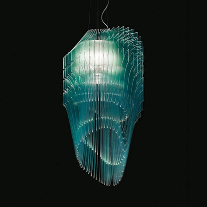 ULMARO hanglamp in turquoise, afbeelding 1