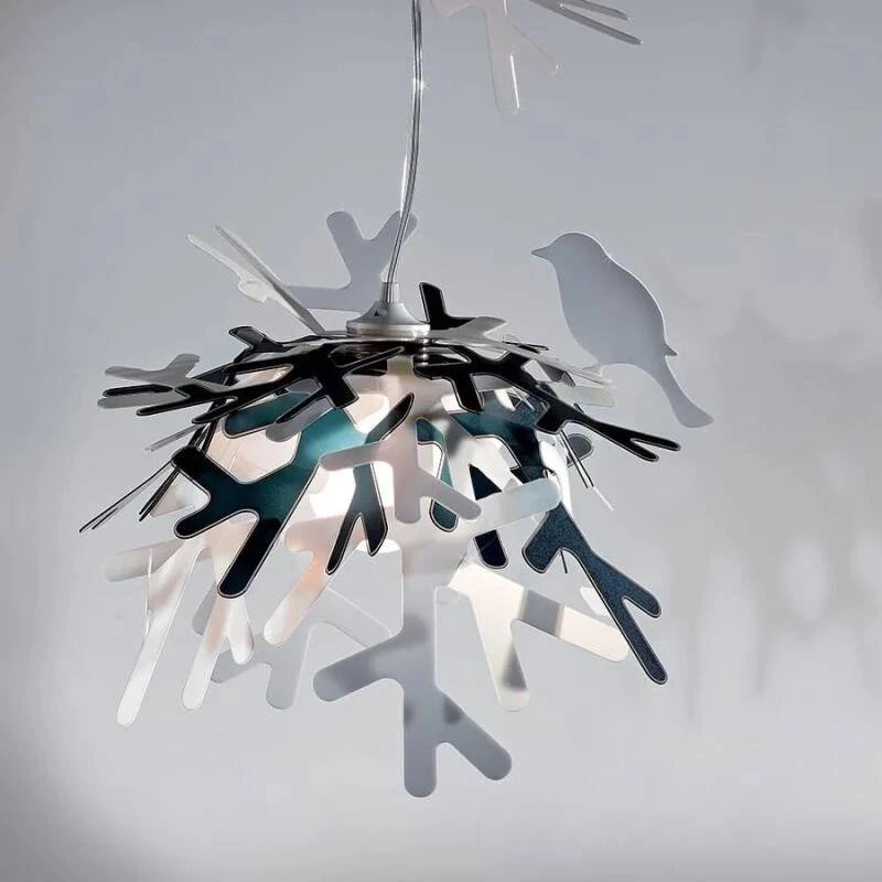 NIRVARO hanglamp in blauw