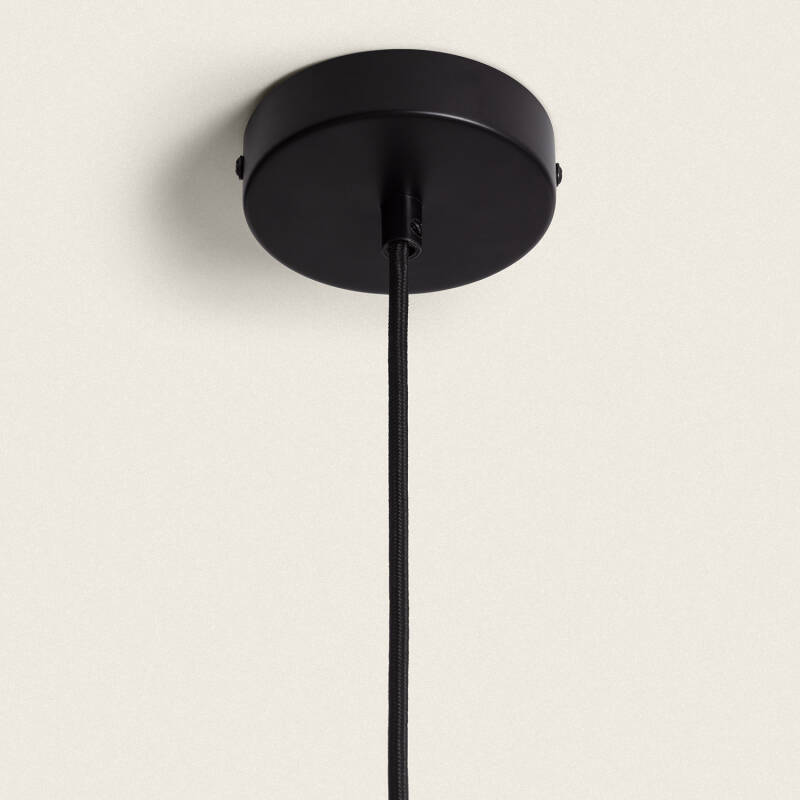 Hanglamp Mestrano in grijs, detail 3