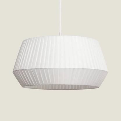 FIMBARO ronde hanglamp van witte stof