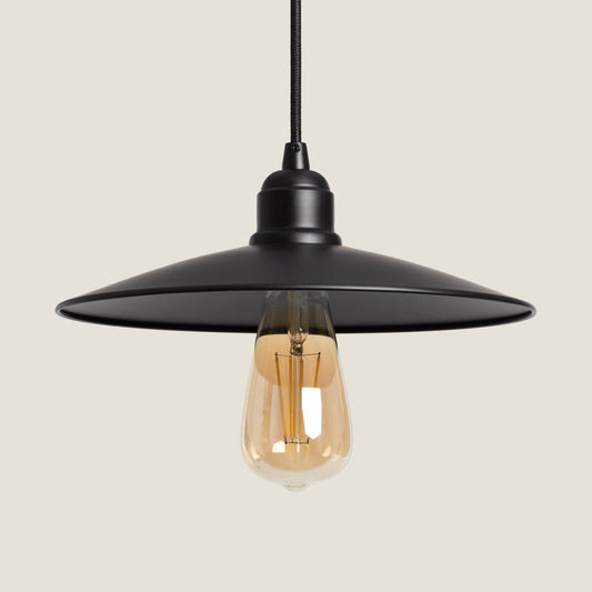 GROMBANO zwarte hanglamp van metaal