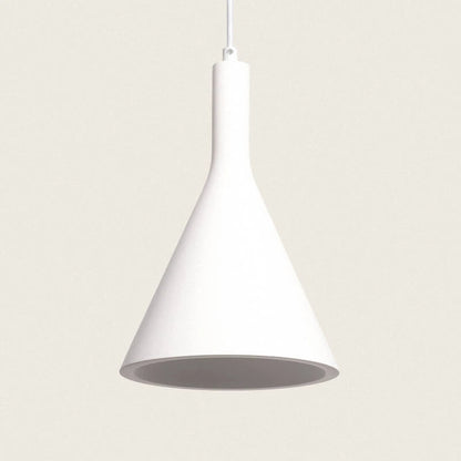 MERVARO hanglamp van wit gips