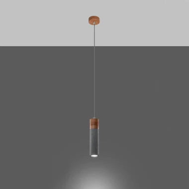 ZEMLAVO hanglamp in grijs, afbeelding 3