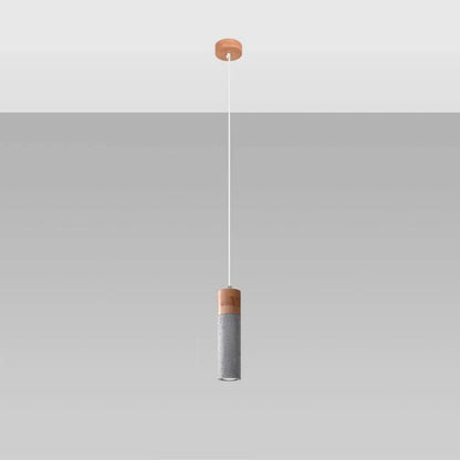 ZEMLAVO hanglamp in grijs