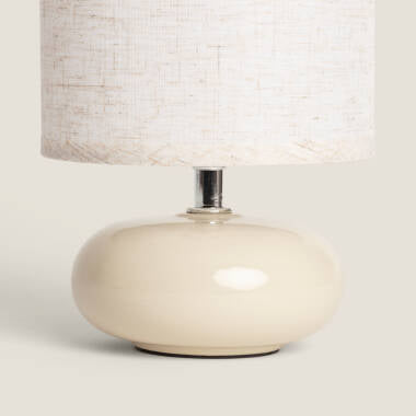 JURLIVO tafellamp in beige, foto 4