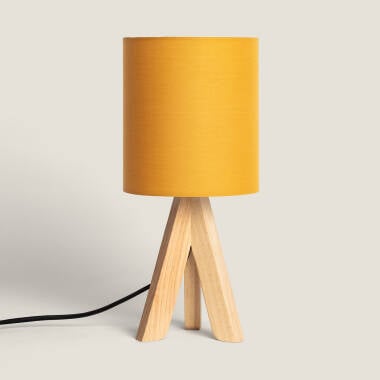 HOLBIVO tafellamp in mosterd, afbeelding 6