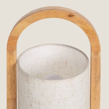 CLESTARO oplaadbare houten tafellamp, afbeelding 6
