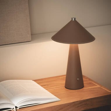 SORZARO tafellamp in lichtbruin, afbeelding 3