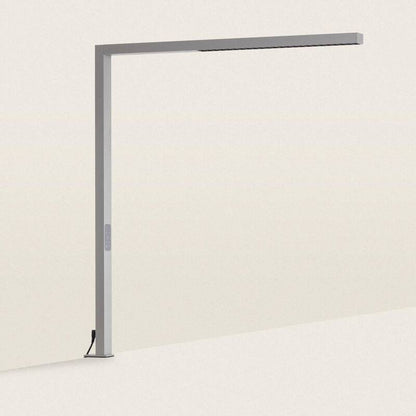 SKALDARO LED werkpleklamp met klem in grijs, afbeelding 1