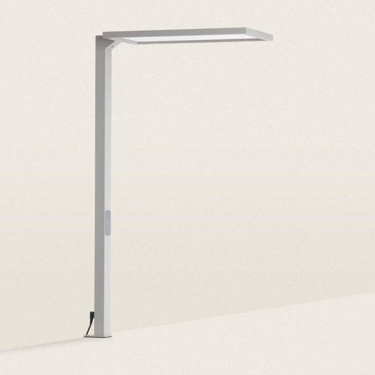 WOLDANO grijze tweezijdige LED klemlamp met bewegingssensor