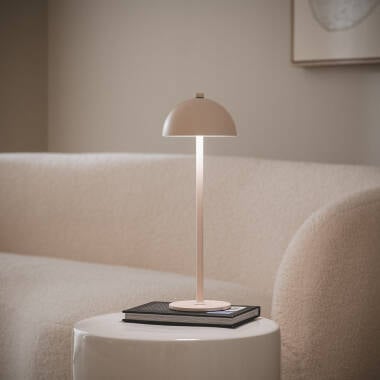 MIRVARO tafellamp in beige, afbeelding 5