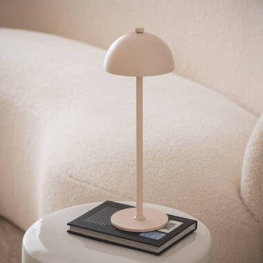 MIRVARO tafellamp in beige, afbeelding 4