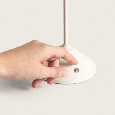 MARNARO oplaadbare LED tafellamp in beige, afbeelding 6