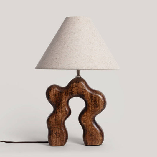BRISTIVO tafellamp in beige, afbeelding 1