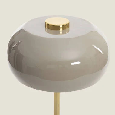 PELRAVO tafellamp in taupe, afbeelding 3